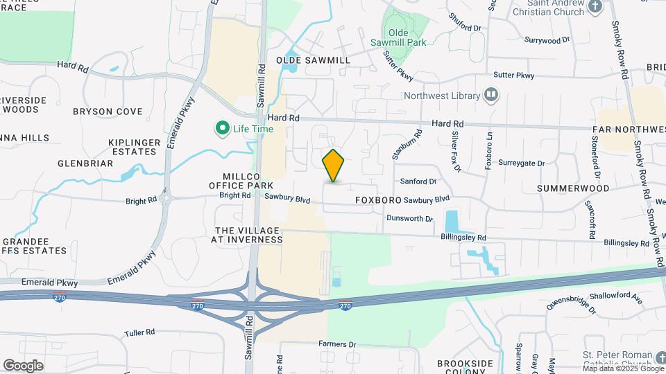 2637 Sandbury Blvd Map and Location Details