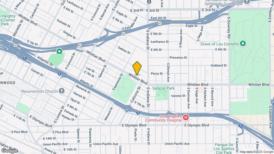 3663 Whittier Blvd. Mapa y Detalles de la Ubicación