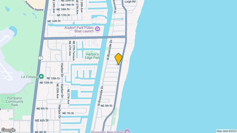 819 N Ocean Blvd Map and Location Details