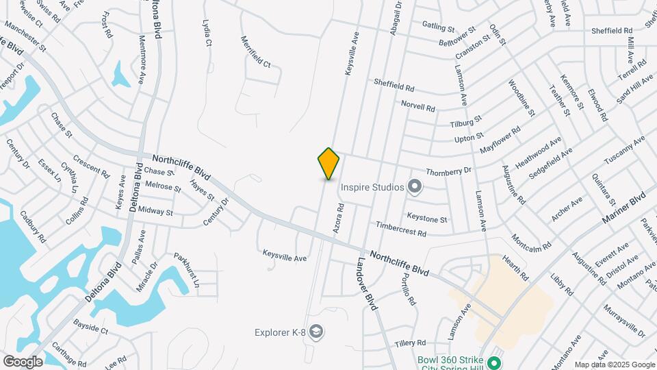 4906 Keysville Ave Mapa y Detalles de la Ubicación