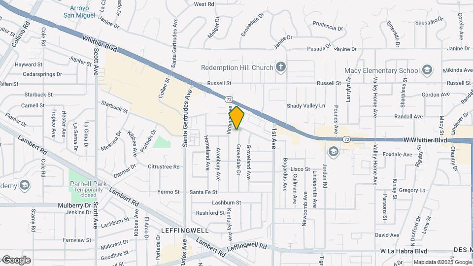 10513 Grovedale Dr Map and Location Details