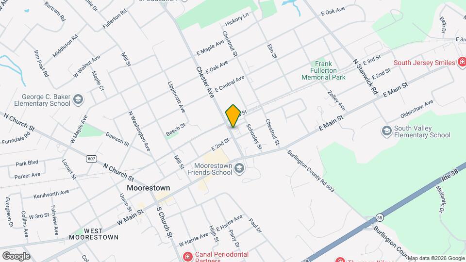 217 Chester Ave Map and Location Details