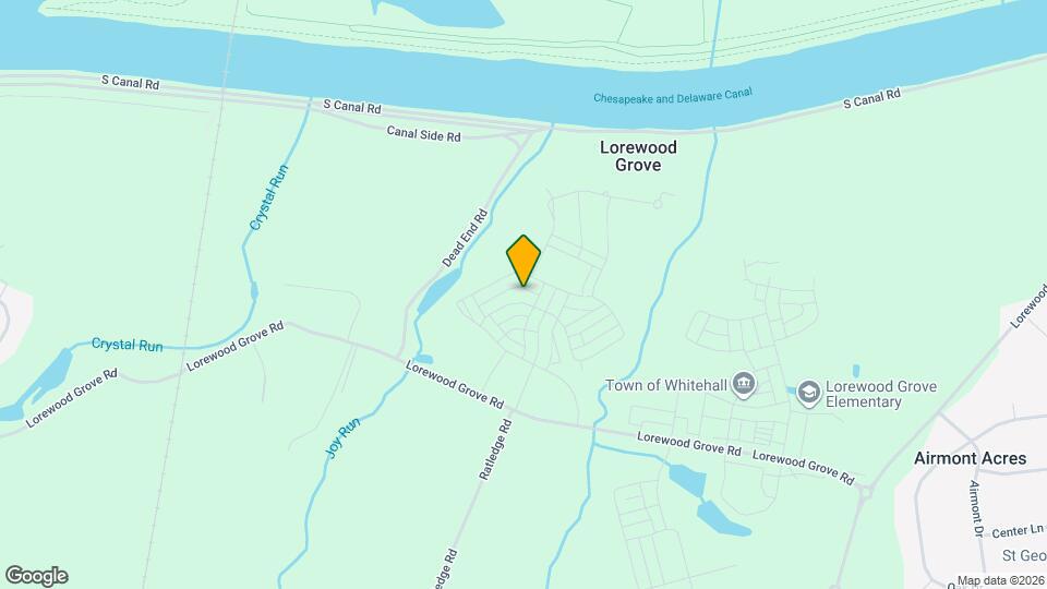 547 Lewes Landing Rd Map and Location Details