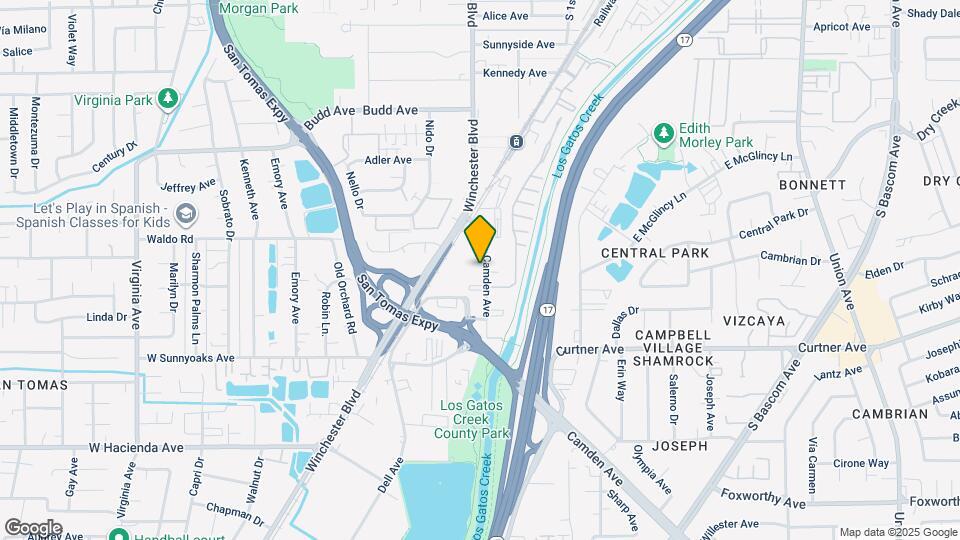 825 Camden Ave Map and Location Details