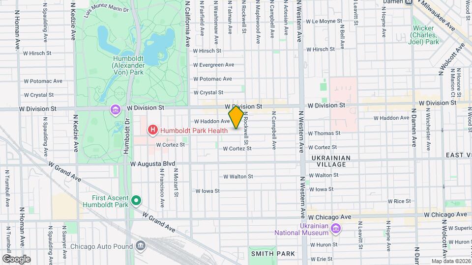 2618 W Thomas St, Unit 3C Mapa y Detalles de la Ubicación