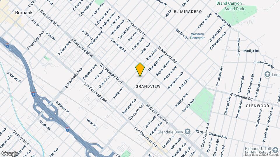 1145 Thompson Ave Mapa y Detalles de la Ubicación