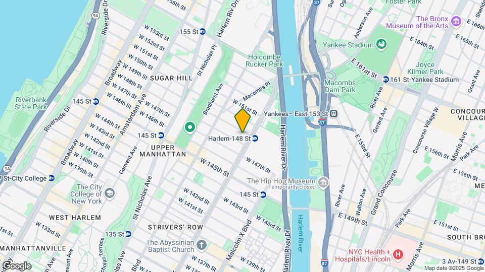 202 W 149th St Map and Location Details