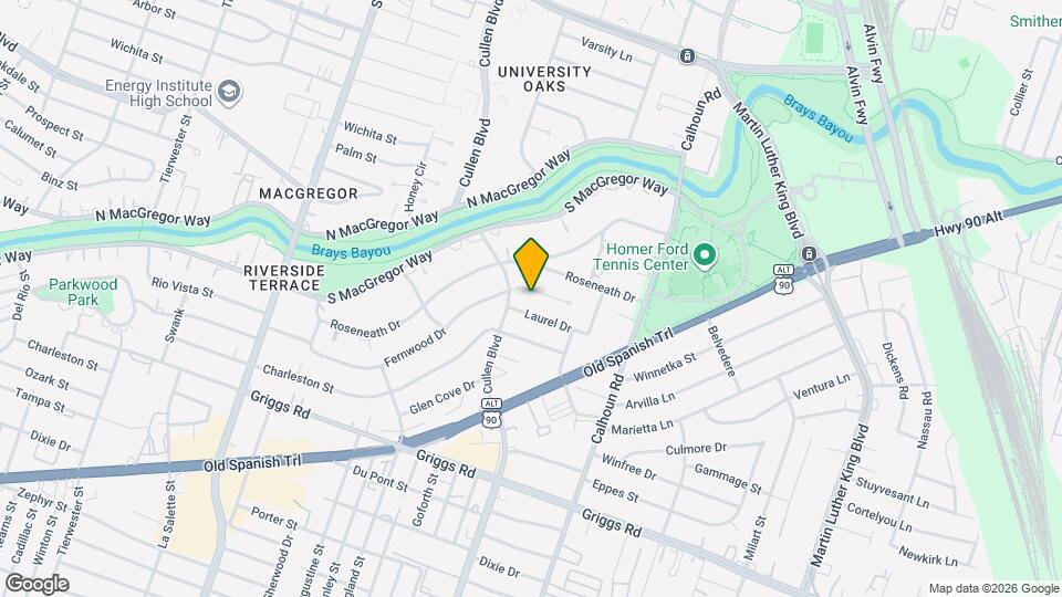 4310 Fernwood Dr Map and Location Details