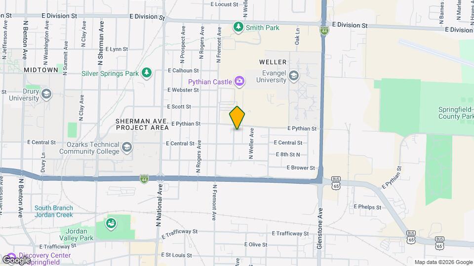 920 N Pickwick Ave Mapa y Detalles de la Ubicación