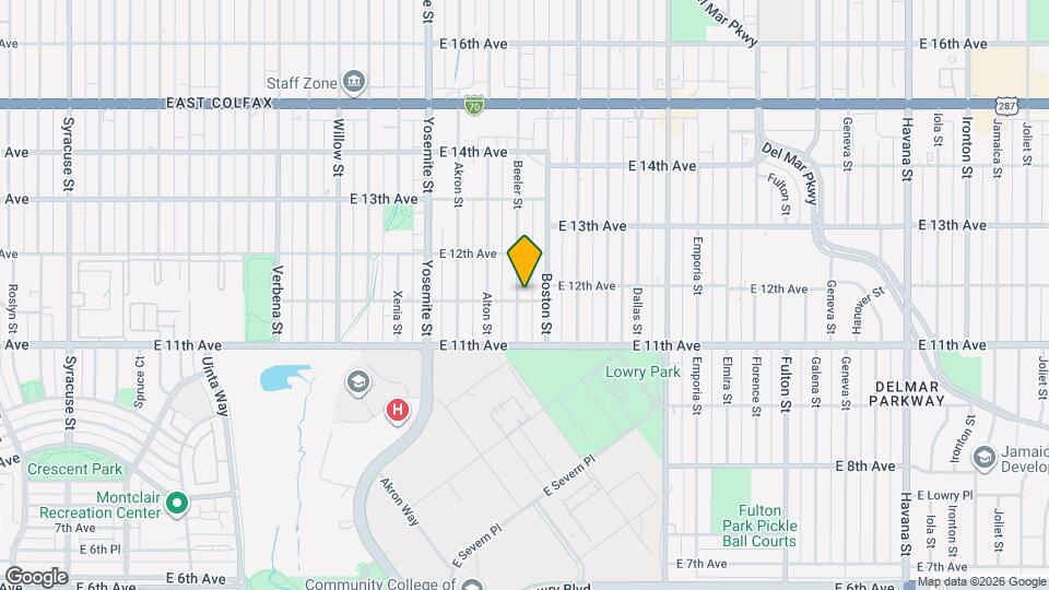 1150 Beeler St Map and Location Details