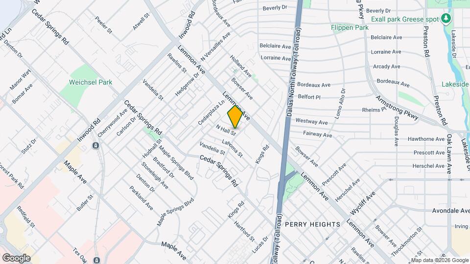 4944 N Hall St Map and Location Details