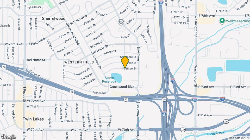 190 Campo St Map and Location Details