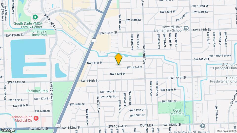 8401 SW 142nd St Map and Location Details
