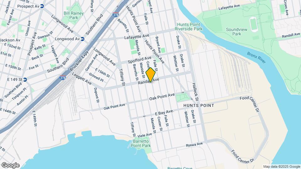 541 Coster St Map and Location Details