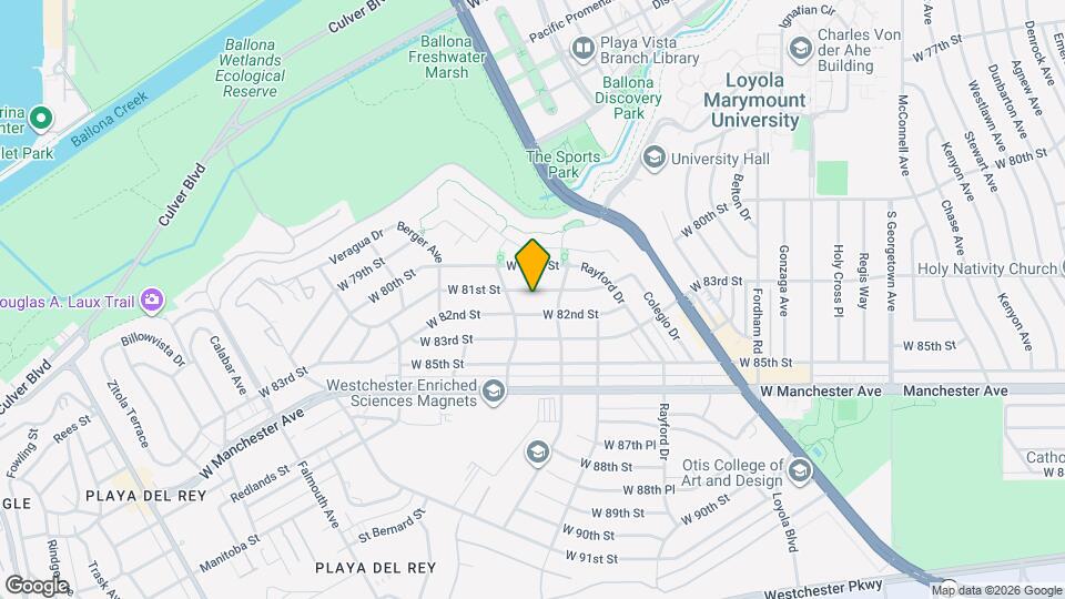 7428 W 81st St Map and Location Details