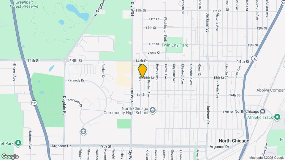 1503 Kemble Ave Map and Location Details