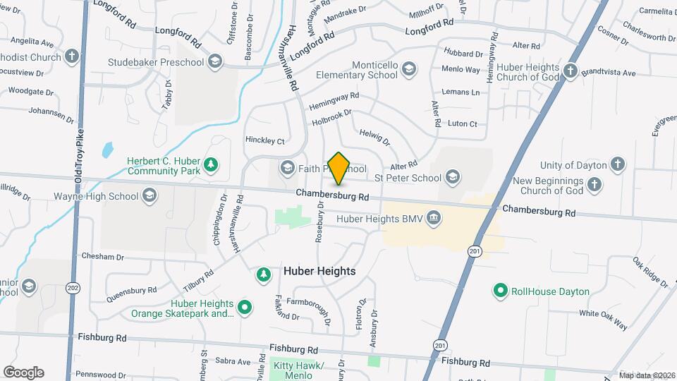 5919 Chambersburg Rd Mapa y Detalles de la Ubicación