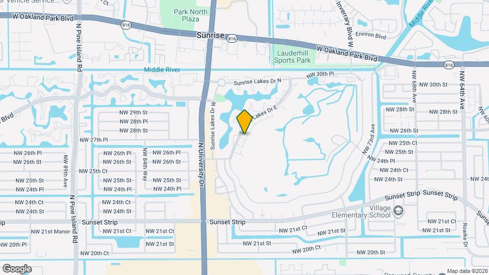 8011 NW 27th Pl Map and Location Details