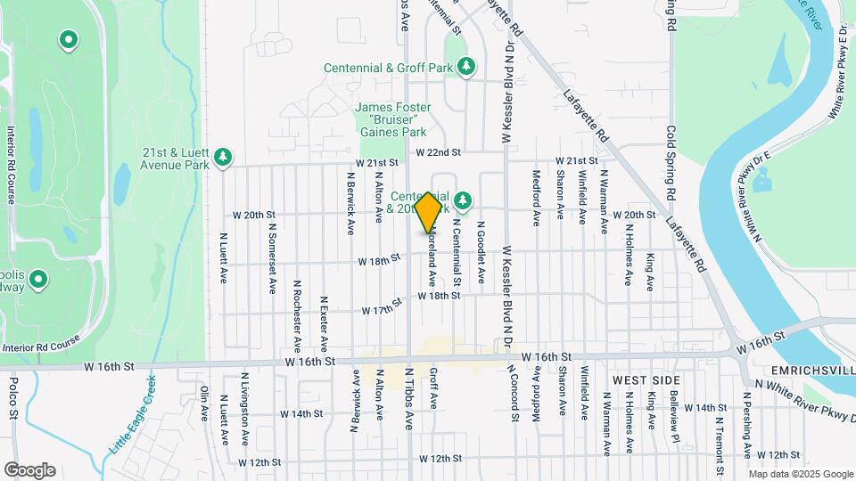 1912 N Moreland Ave Map and Location Details