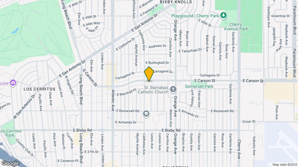 1014 E Carson St Map and Location Details