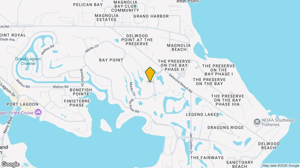 4301 Bay Point Rd Map and Location Details