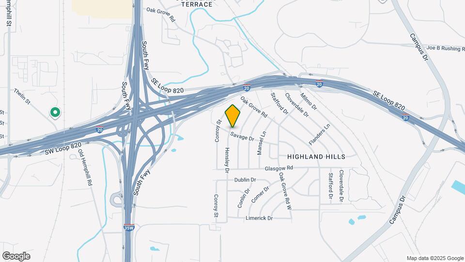 5345 Hensley Dr Map and Location Details