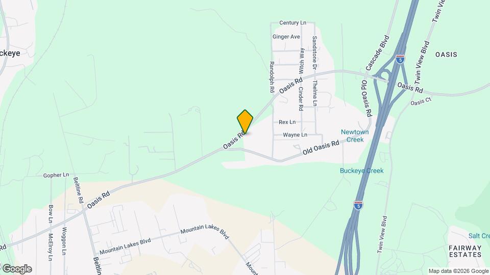 18395 Oasis Rd Map and Location Details