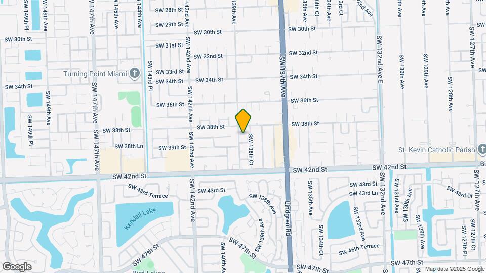 13868 SW 38th Terrace Map and Location Details