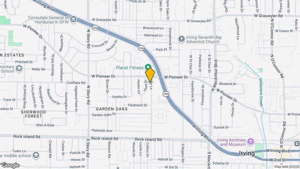 725 Irby Ln Map and Location Details