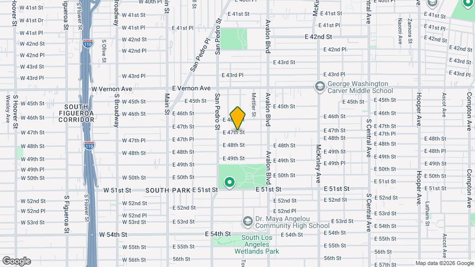 454 E 47th St Mapa y Detalles de la Ubicación