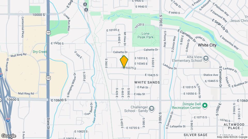 468 E 10375 S, Unit 106 Map and Location Details