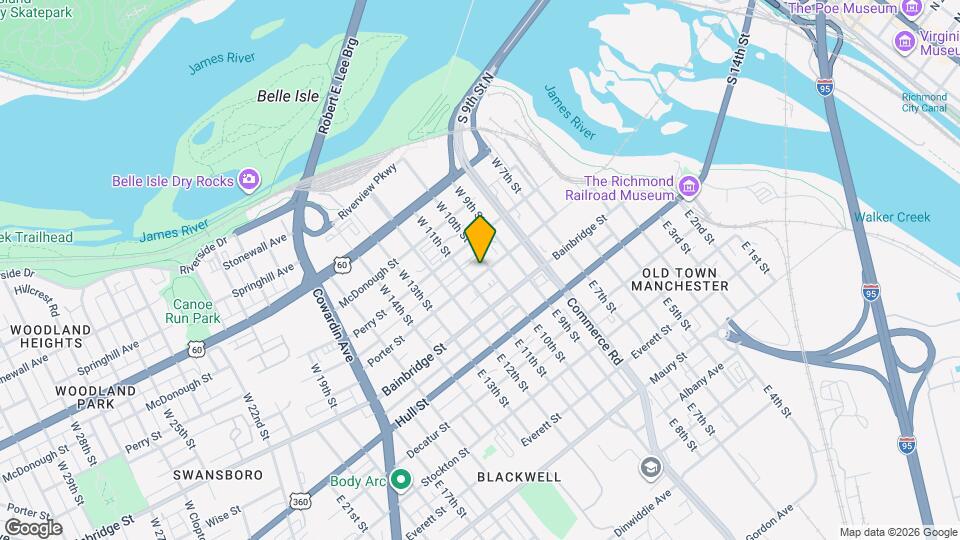 1007 Porter St, Unit B Mapa y Detalles de la Ubicación