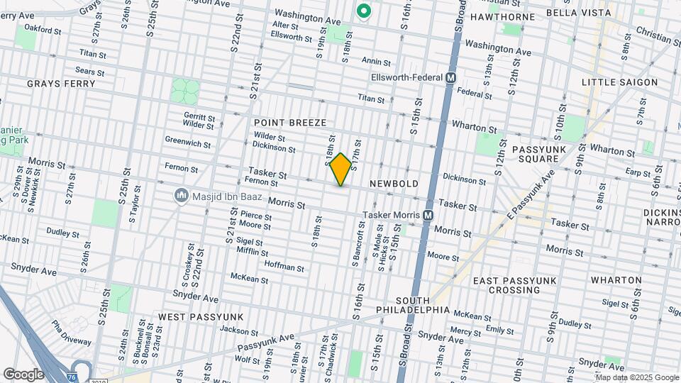 1717 Fernon St Map and Location Details