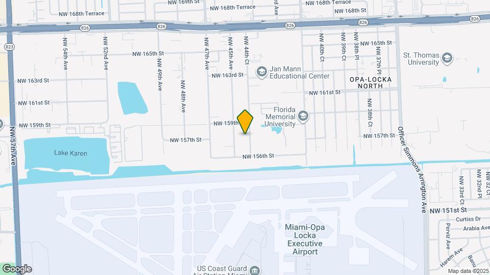 15720 NW 44th Ct Map and Location Details