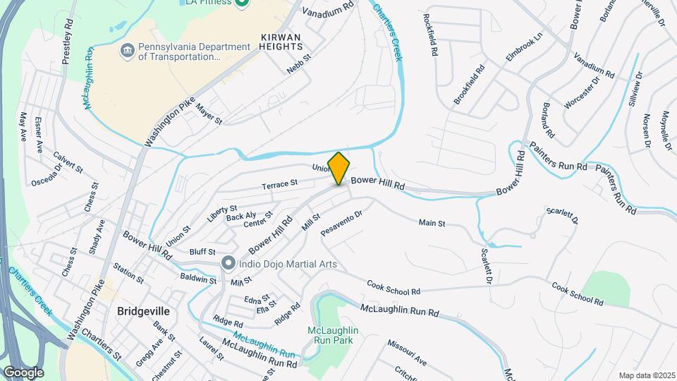 1378 Bower Hill Rd, Unit D Map and Location Details