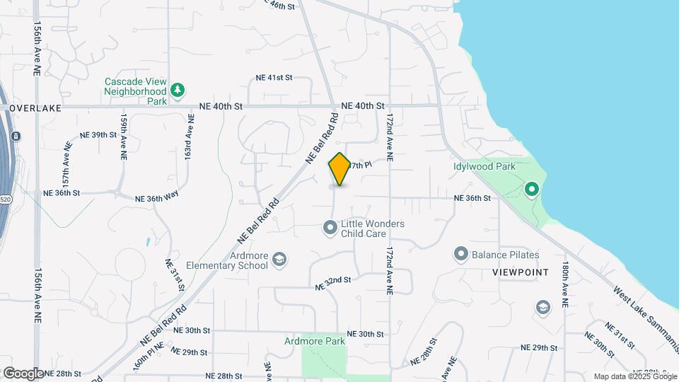 3620 169th Ave NE Map and Location Details