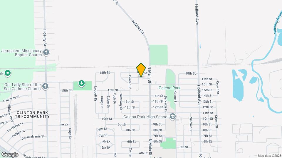 1608 Eastway St Map and Location Details