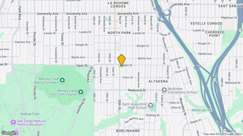 3373.5 30th St Map and Location Details