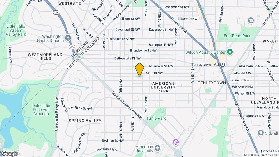 4619 Yuma St NW Map and Location Details