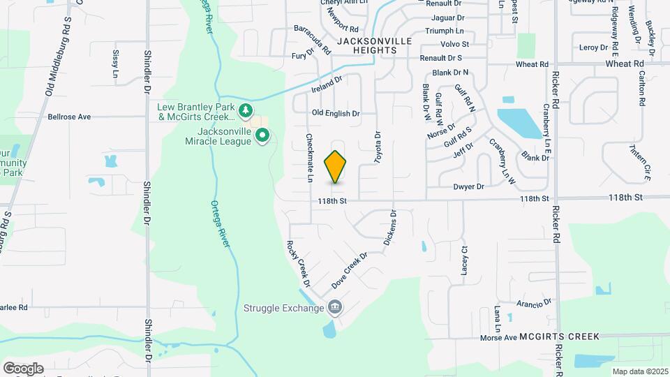 6349 Faulkner Dr Map and Location Details