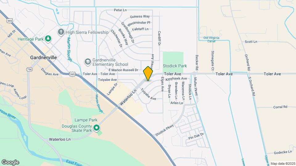 1380 Kittyhawk Ave Map and Location Details