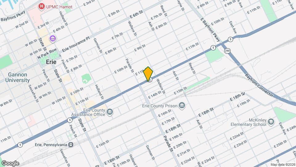 423 E 12th St Mapa y Detalles de la Ubicación