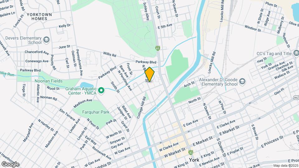 521 N Beaver St Mapa y Detalles de la Ubicación