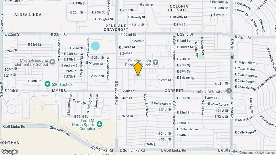 5635-5641 E 28th St Map and Location Details