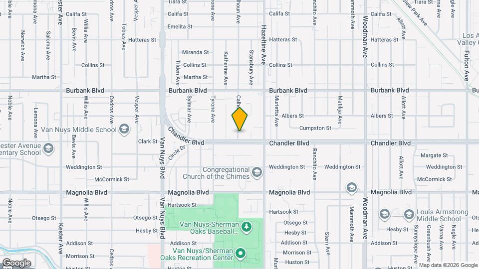 5414 Calhoun Ave Map and Location Details