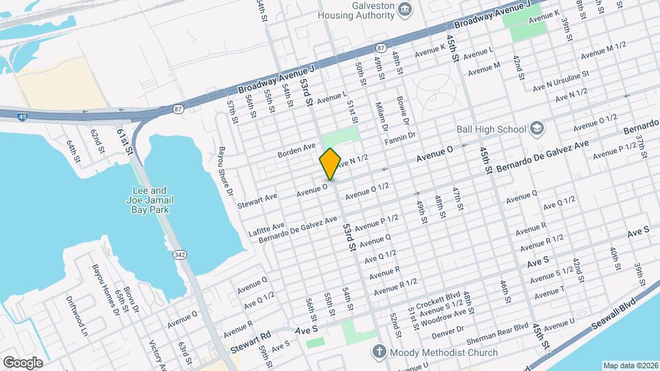 5311 Avenue O Map and Location Details