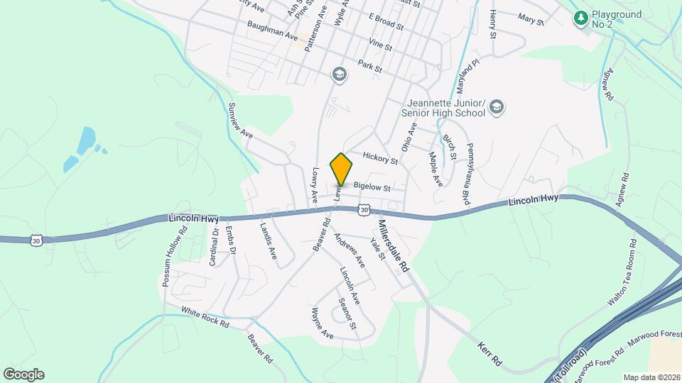 1218 Lewis Ave Map and Location Details