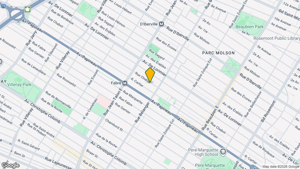 6984 Chabot Rue Map and Location Details