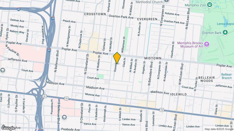 128 Stonewall St Mapa y Detalles de la Ubicación