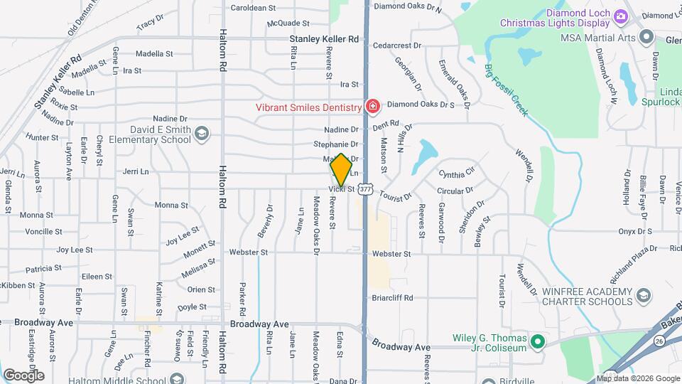 5406 Vicki St Map and Location Details